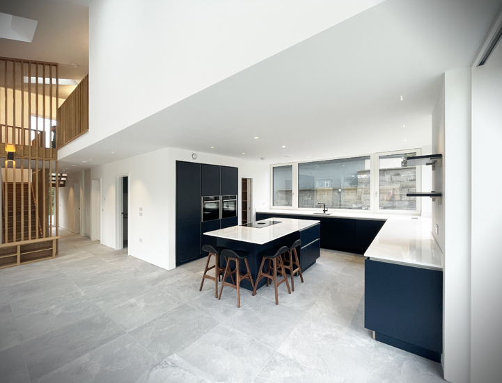 kitchen double Kube kitchen navy